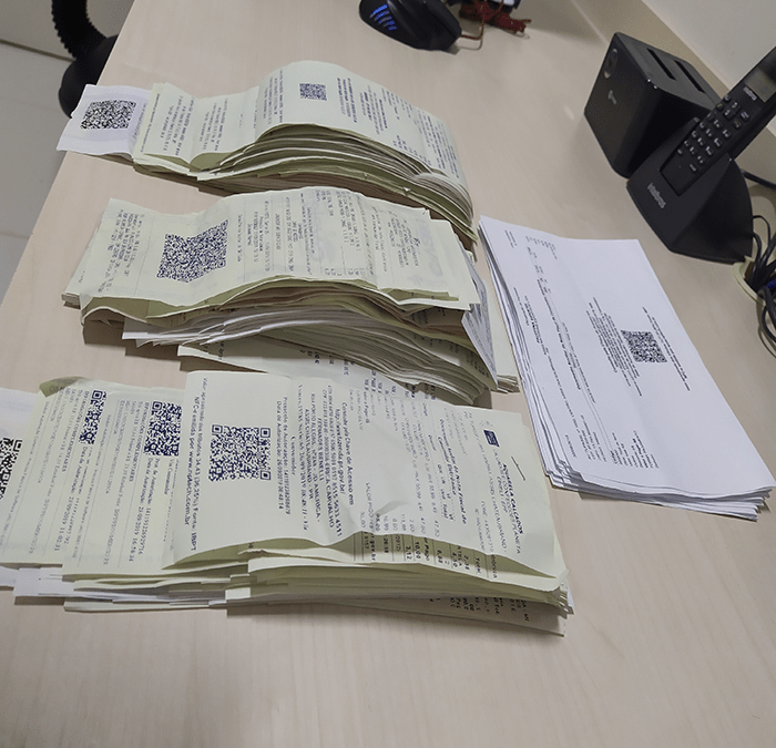 Arrecadação de notas do NOTA PARANÁ