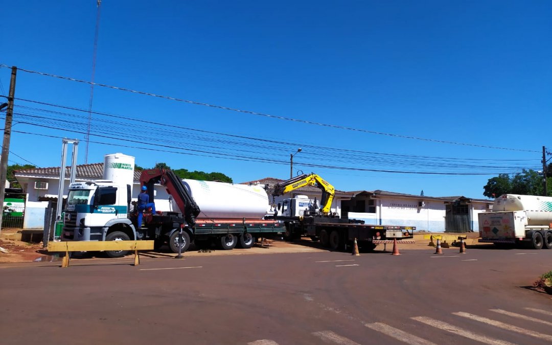 HOSPITAL BENEFICENTE TROCA TANQUE DE OXIGÊNIO TRIPLICANDO CAPACIDADE