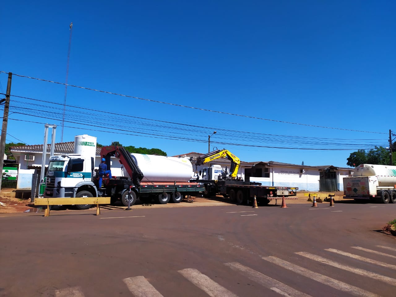 HOSPITAL BENEFICENTE TROCA TANQUE DE OXIGÊNIO TRIPLICANDO CAPACIDADE